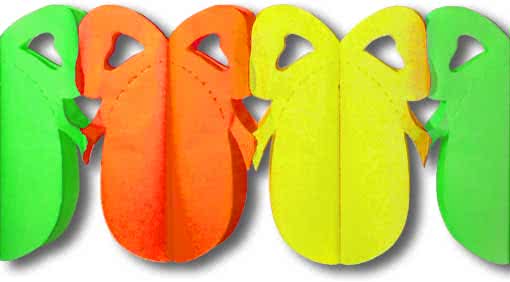 Osterei Girlande Orange Gelb Grün klein Osterei Girlande Orange Gelb Grün klein