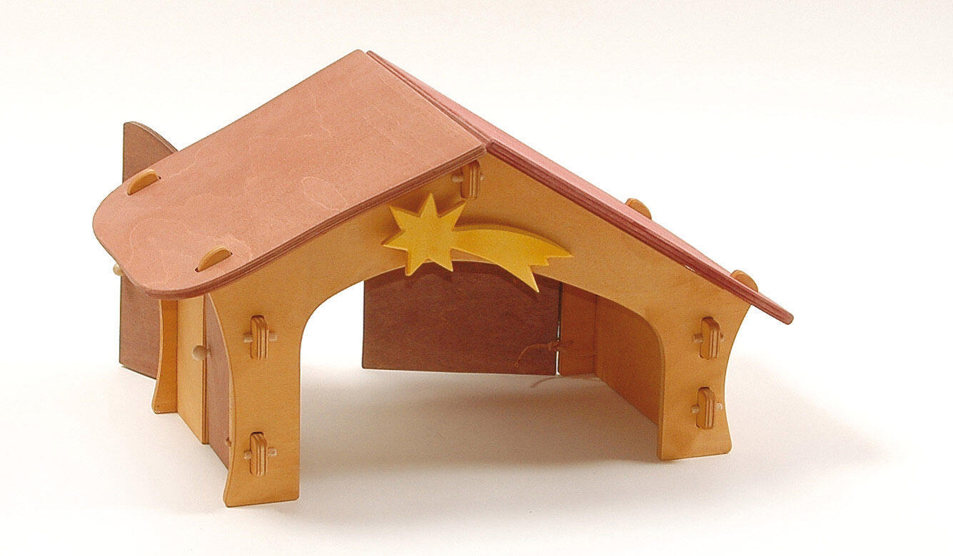 Ostheimer - O-Krippenstall mit Stern