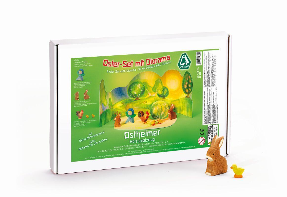 Ostheimer - Oster Set mit Diorama 7-tlg. - Sonderpreis!