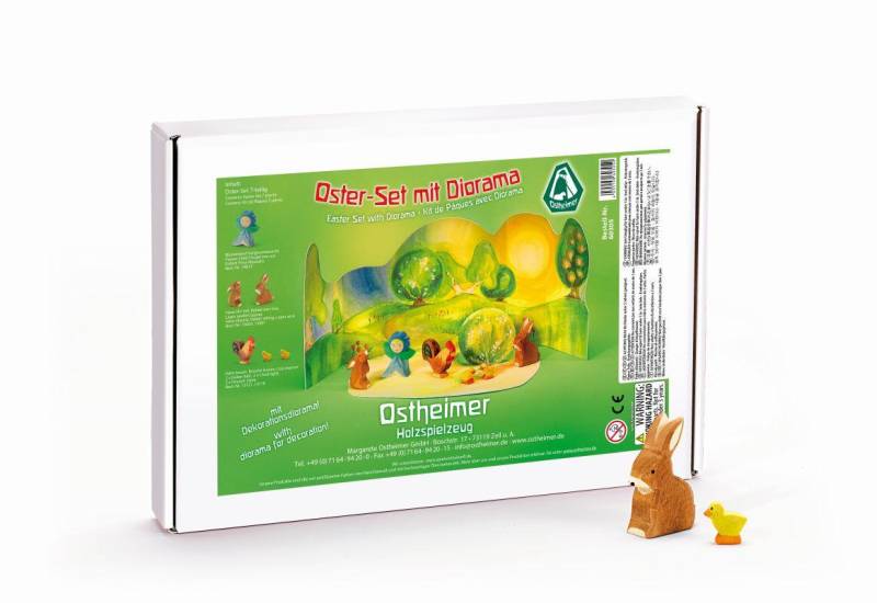 Ostheimer - Oster Set mit Diorama 7-tlg. - Sonderpreis!