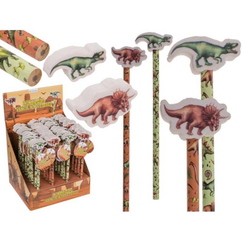 Out of the blue - Bleistift mit Radiergummi Dinosaurier