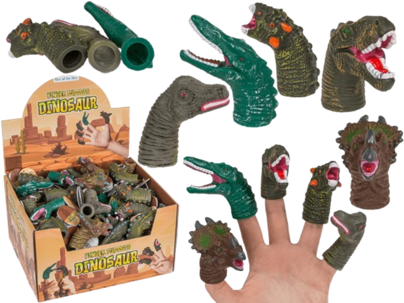 Out of the blue - Fingerpuppen Dino