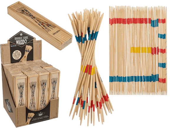 Out of the blue - Out of the Blue - Holz-Mikadospiel, ca. 19 cm, - Spiel