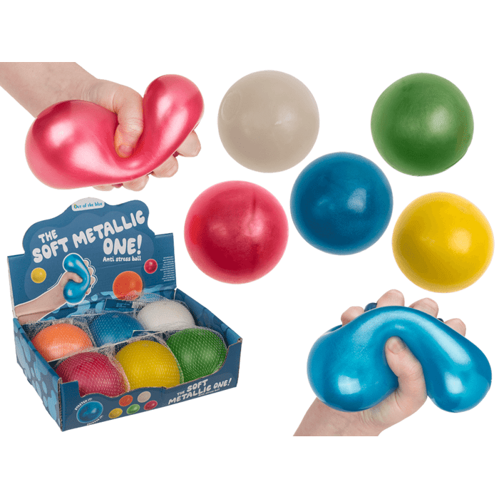 Out of the blue - Out of the blue – XL Antistress-Ball, Ultra Soft, Metallic Out of the blue - Out of the blue – XL Antistress-Ball, Ultra Soft, Metallic