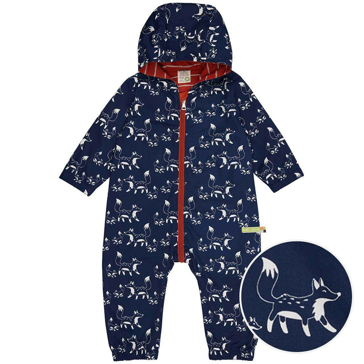 Outdoor Overall gefüttert Fuchs marine 86/92