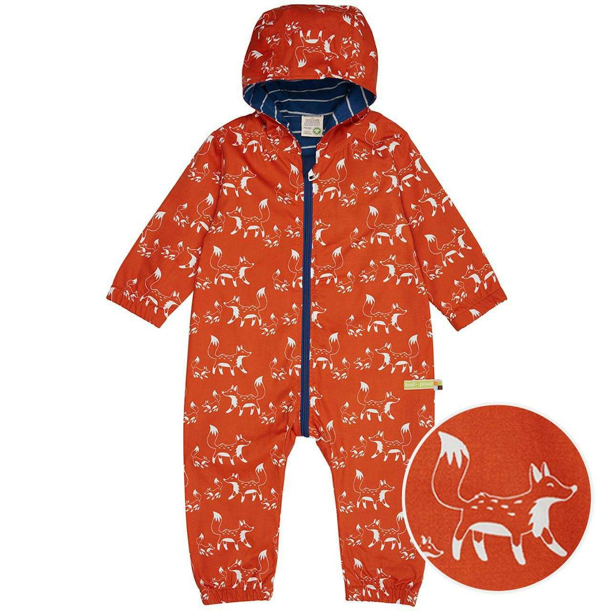 Outdoor Overall gefüttert Fuchs terrakotta 86/92