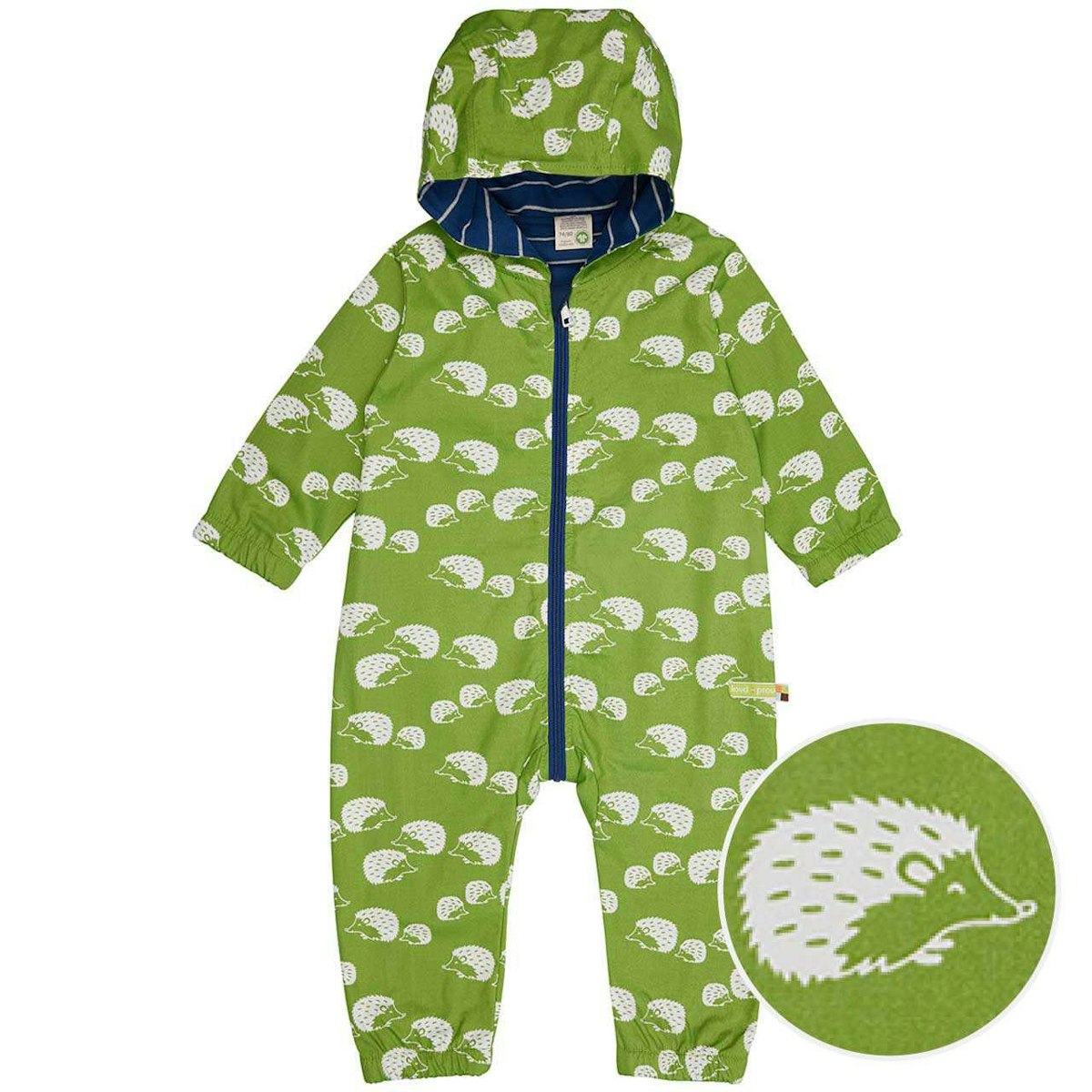 Outdoor Overall gefüttert Igel grün 86/92