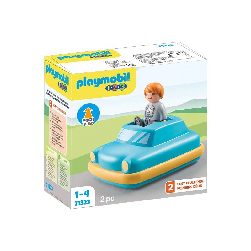 PLAYMOBIL - 1-2-3 - 71323 Push & Go Car PLAYMOBIL - 1-2-3 - 71323 Push & Go Car