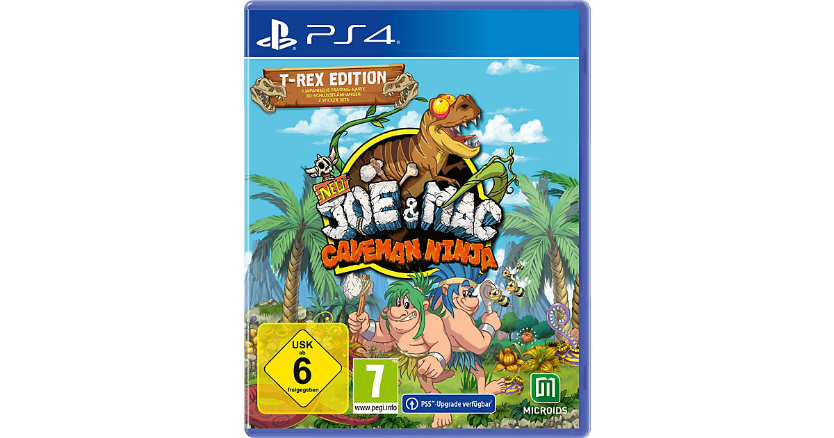 PS4 - New Joe & Mac: Caveman Ninja - T-Rex Edition