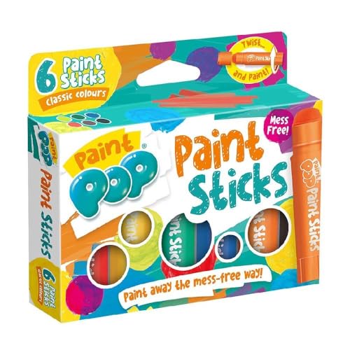 Paint Pop: Paint Sticks 6-Pack (Klassische Farben) von Paint Pop