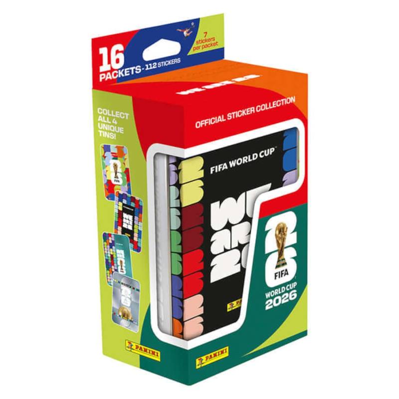 Panini FIFA World Cup 2026 Sticker Collection Mega Tin Panini FIFA World Cup 2026 Sticker Collection Mega Tin