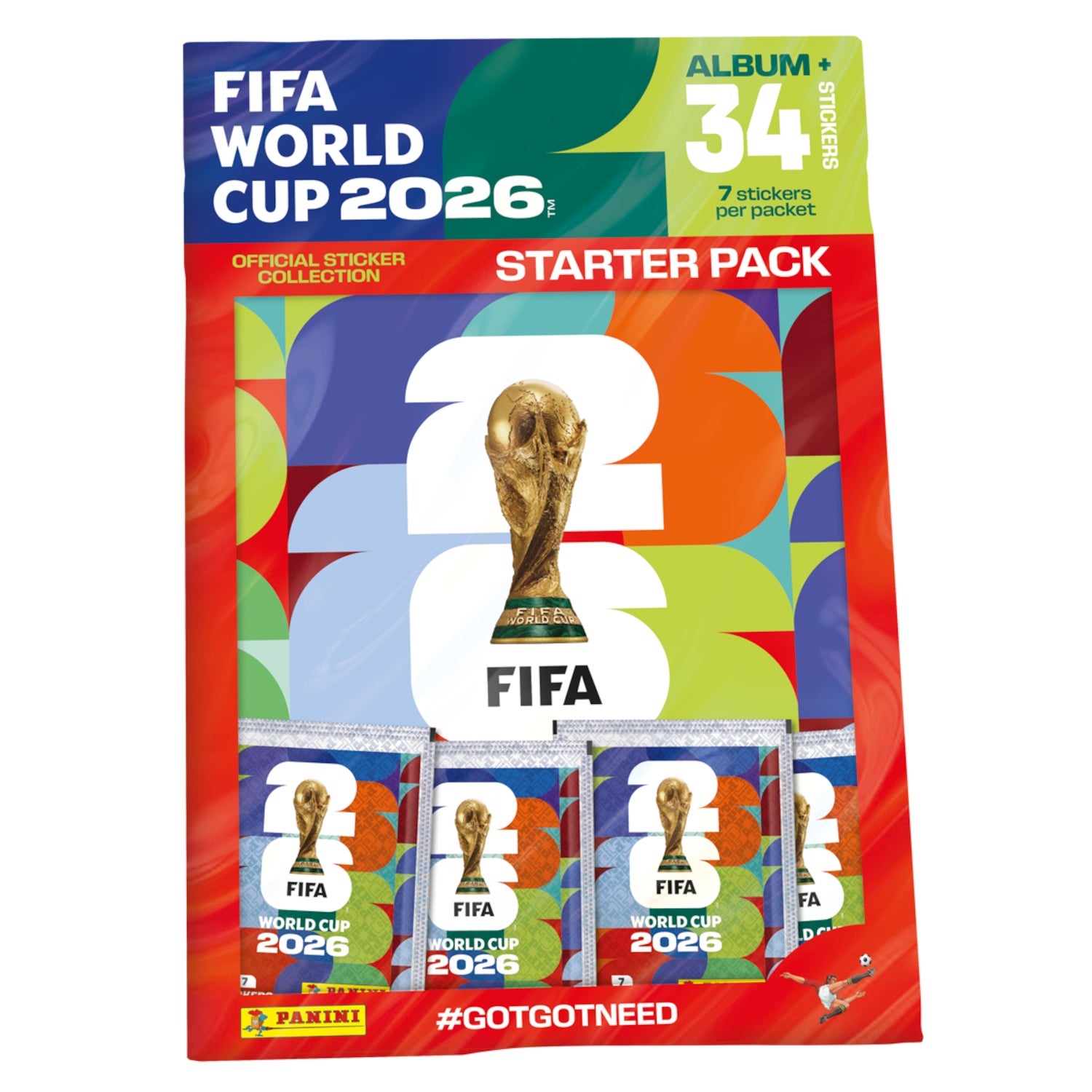 Panini FIFA World Cup 2026 Sticker Collection Starter Pack Panini FIFA World Cup 2026 Sticker Collection Starter Pack