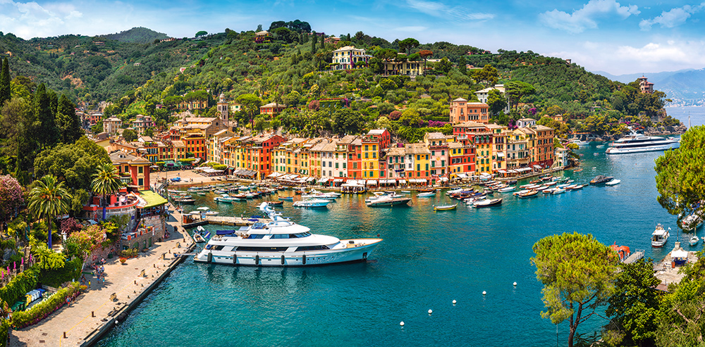 Panorama von Portofino
