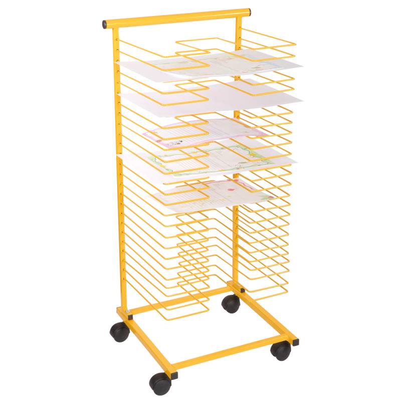 Papiertrockenständer gelb Papiertrockenständer gelb