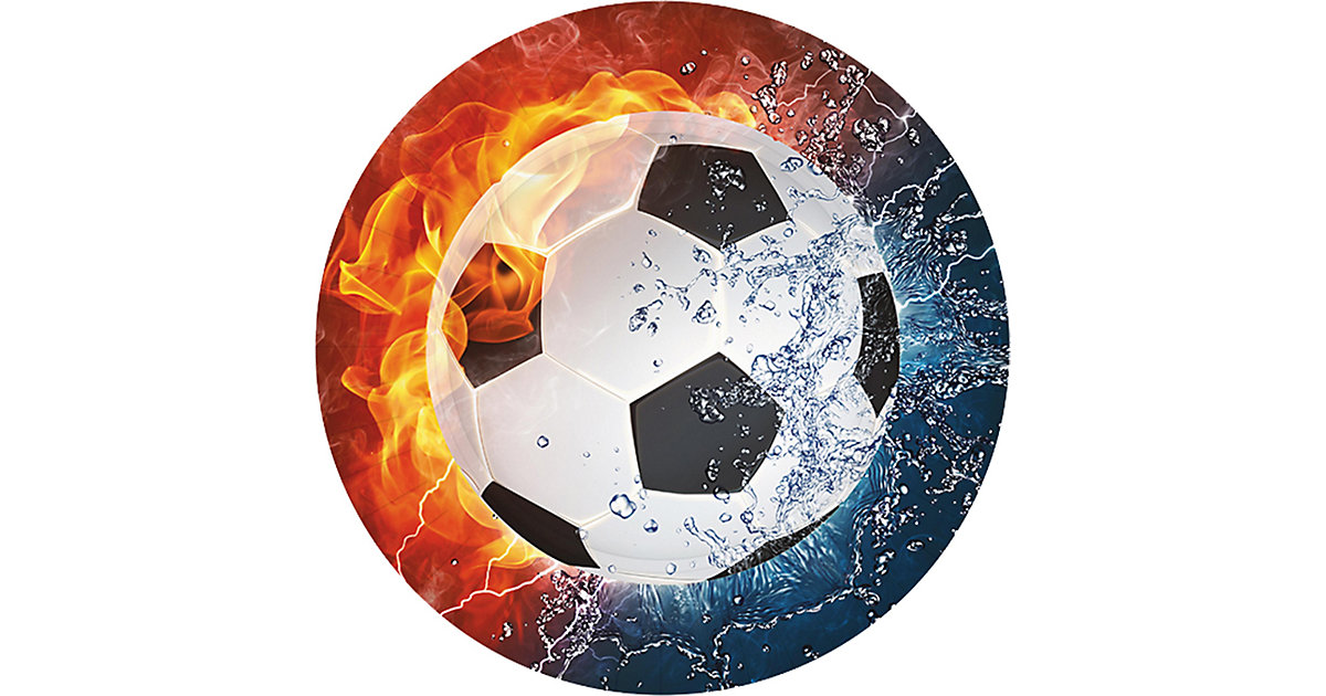 Pappteller Fußball, 8 Stück bunt Modell 1 Pappteller Fußball, 8 Stück bunt Modell 1 von Nestler