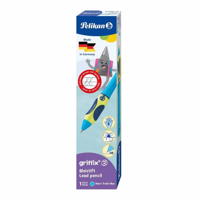Pelikan Bleistift griffix HB RH neon freshblue