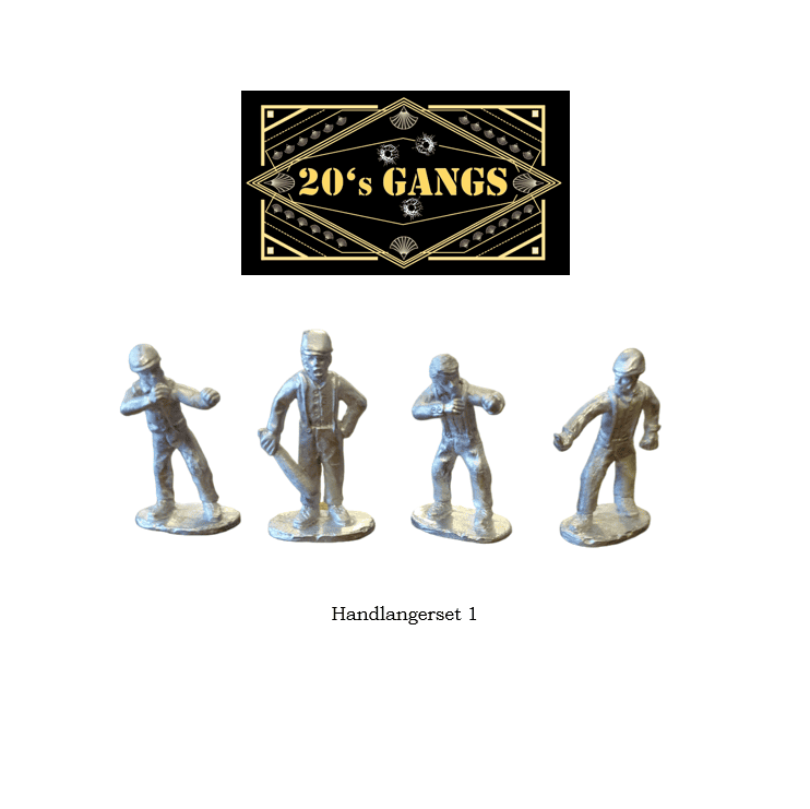 Phantasmos 20´s GANGS Miniaturenset Handlanger 1 Miniaturen Skirmish