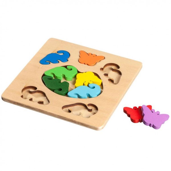 Philos 3566 Butterfly and Dinosaur, Legepuzzle