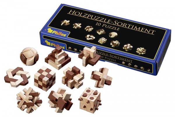 Philos 6922 Holzpuzzle-Sortiment 10 Puzzle Philos 6922 Holzpuzzle-Sortiment 10 Puzzle