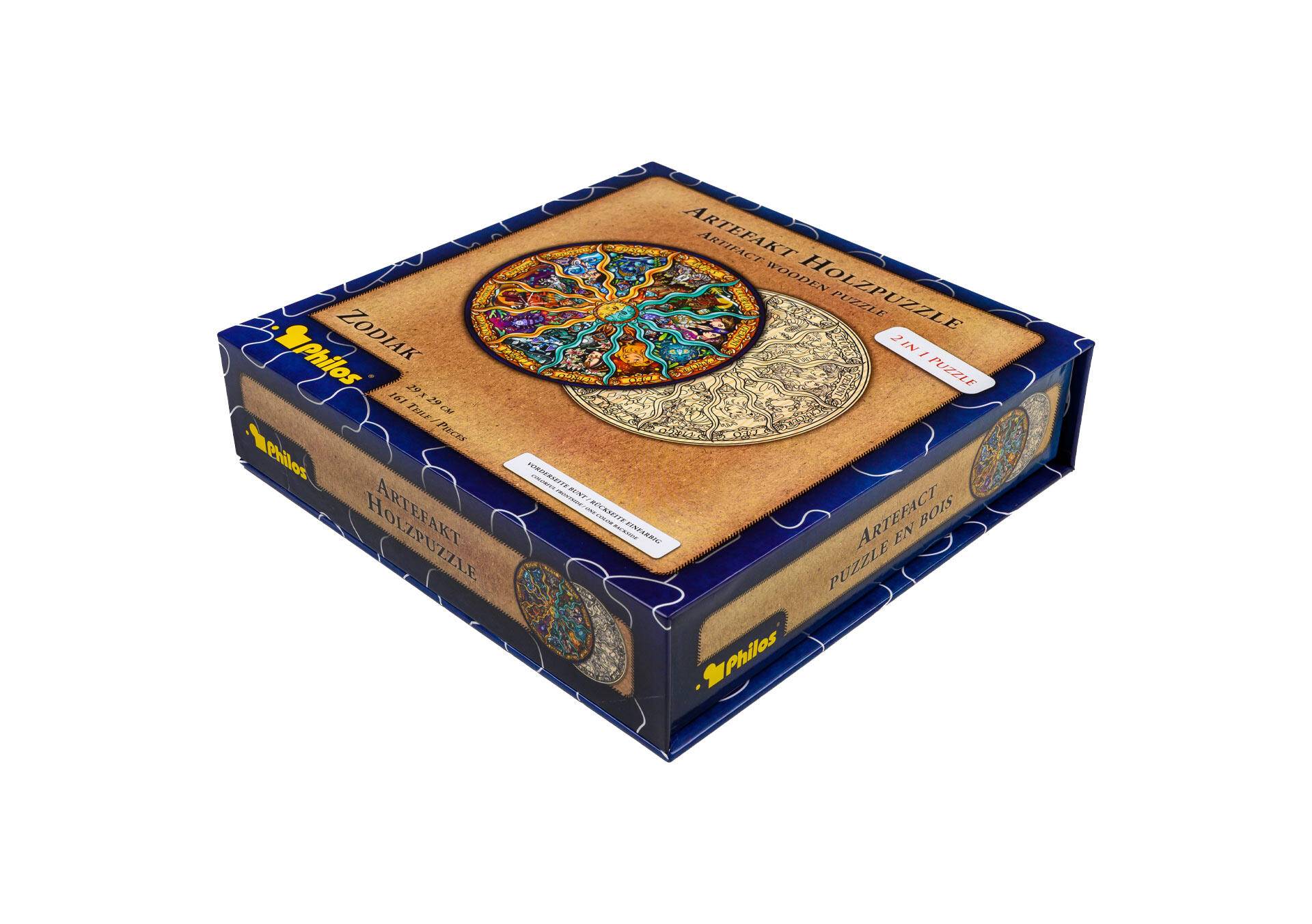 Philos - Artefakt Holzpuzzle 2 in 1 Zodiak