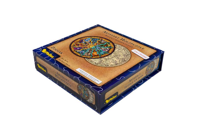 Philos - Artefakt Holzpuzzle 2 in 1 Zodiak