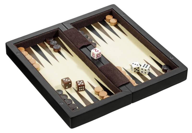 Philos - Schach Backgammon Dame Set, Reise, Feld 22 mm, magnetisch