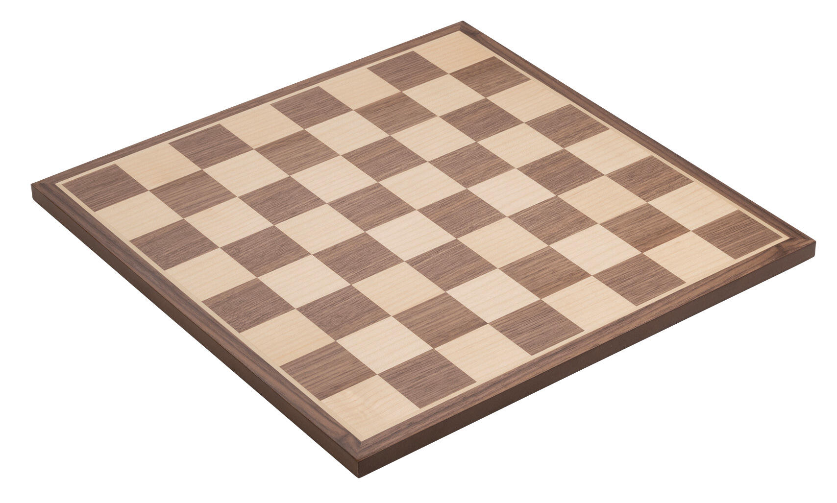 Philos - Schachbrett Kopenhagen feld40mm Walnuß Ahorn