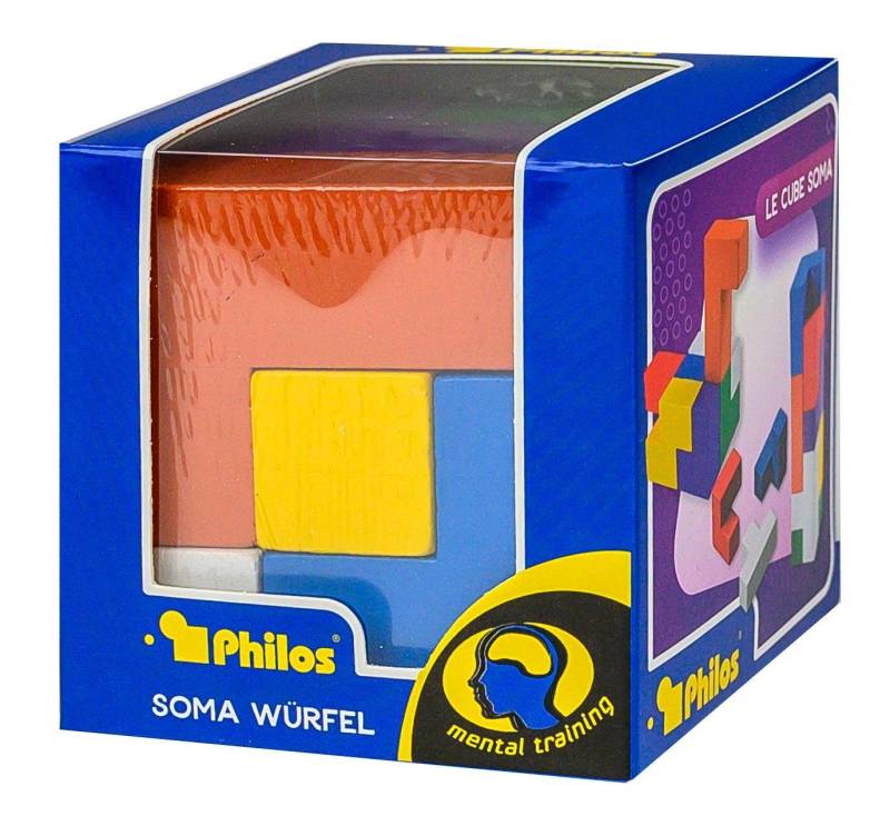 Philos - Soma - Cube / Das Knobelspiel / farbige Ausführung