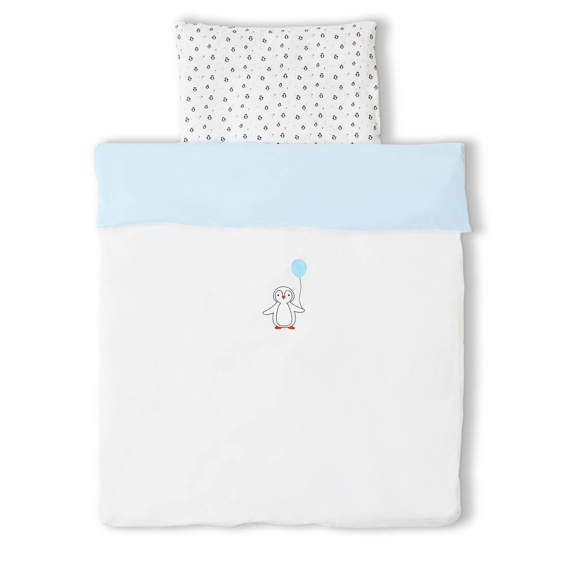 Pinguin Kinderbettwasche 100x135 cm