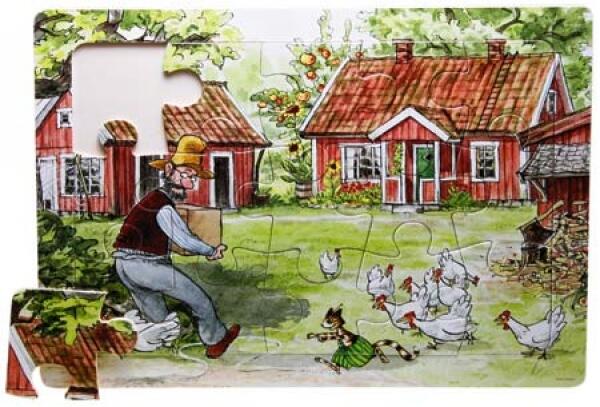 Plan Toys - Rahmenpuzzle 15tlg. Petterson