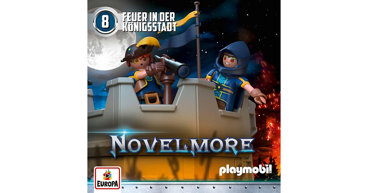 Playmobil Novelmore F8 - Feuer in der Königsstadt Hörbuch von EUROPA