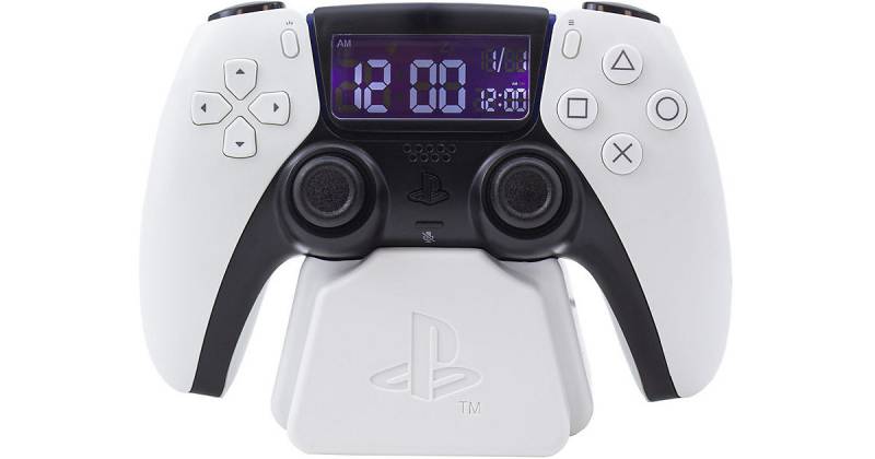 Playstation 5 Controller Wecker weiß