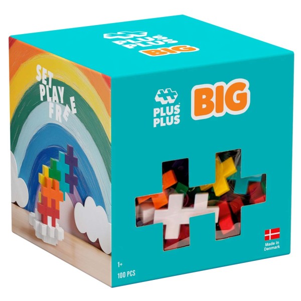 Plus-Plus Big Regenbogen - 100 Bausteine