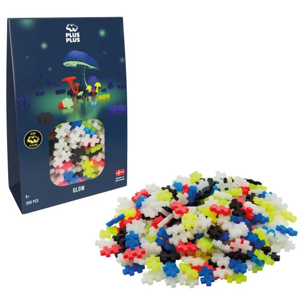 Plus-Plus Mini Basic: Glow in the Dark - 300 Bausteine Plus-Plus Mini Basic: Glow in the Dark - 300 Bausteine