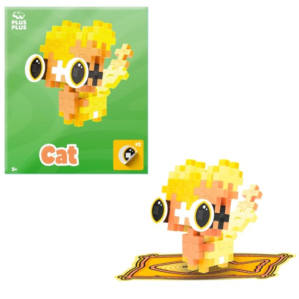Plus-Plus Mini Basic: Neugierige Katze - 39 Bausteine Plus-Plus Mini Basic: Neugierige Katze - 39 Bausteine