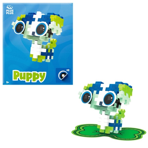 Plus-Plus Mini Basic: Verspielter Welpe - 39 Bausteine Plus-Plus Mini Basic: Verspielter Welpe - 39 Bausteine