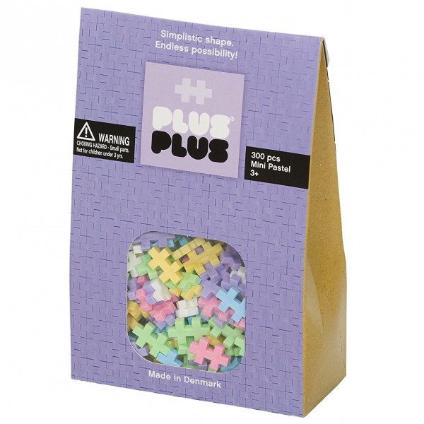 Plus-Plus Mini Pastel: 300 Bausteine