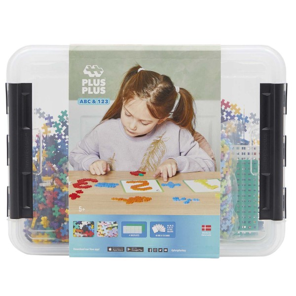 Plus-Plus Mini: Box ABC und 123 - 2000 Bausteine Plus-Plus Mini: Box ABC und 123 - 2000 Bausteine
