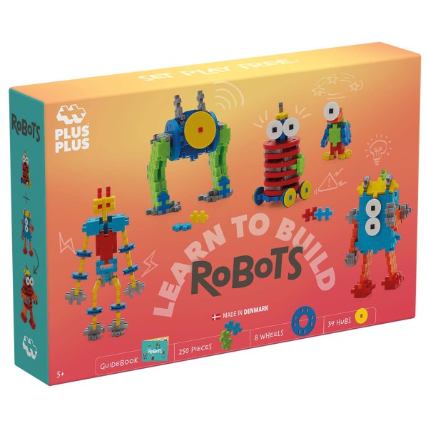 Plus-Plus Mini: Learn to Build Roboter - 250 Bausteine