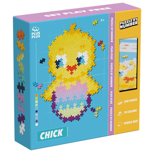 Plus-Plus Mini: Puzzle Küken - 250 Bausteine Plus-Plus Mini: Puzzle Küken - 250 Bausteine