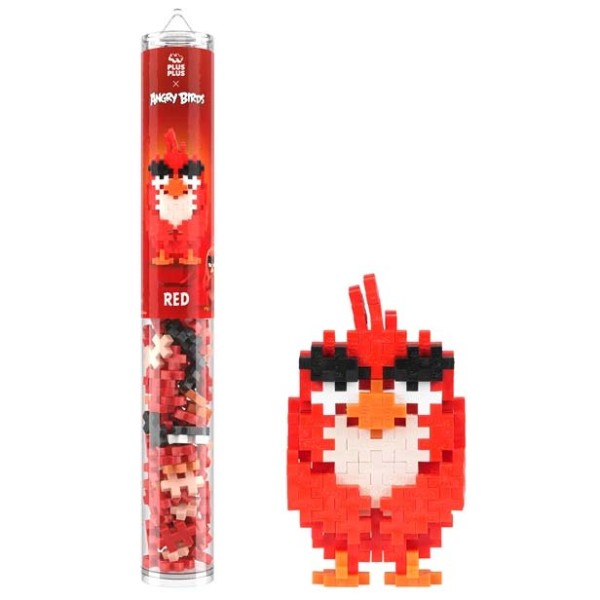 Plus-Plus Tube Mini Angry Birds Red - 110 Bausteine