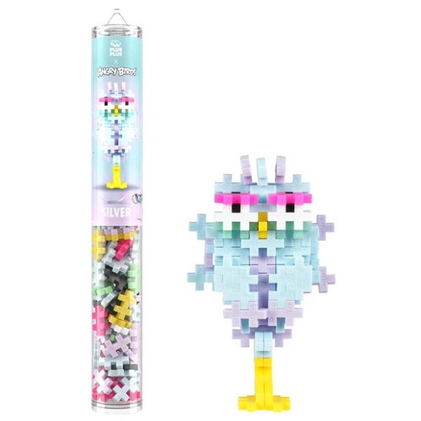 Plus-Plus Tube Mini Angry Birds Silver - 110 Bausteine Plus-Plus Tube Mini Angry Birds Silver - 110 Bausteine