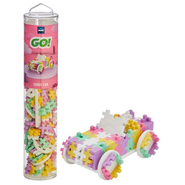 Plus-Plus Tube Mini Basic: Candy Car - 200 Bausteine
