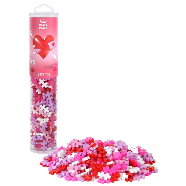 Plus-Plus Tube Mini Basic: Herzen - 240 Bausteine Plus-Plus Tube Mini Basic: Herzen - 240 Bausteine