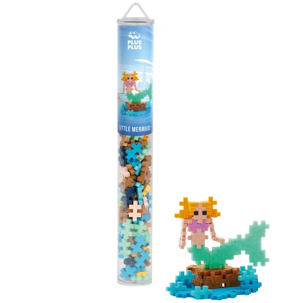 Plus-Plus Tube Mini Basic: Meerjungfrau 2 - 100 Bausteine Plus-Plus Tube Mini Basic: Meerjungfrau 2 - 100 Bausteine
