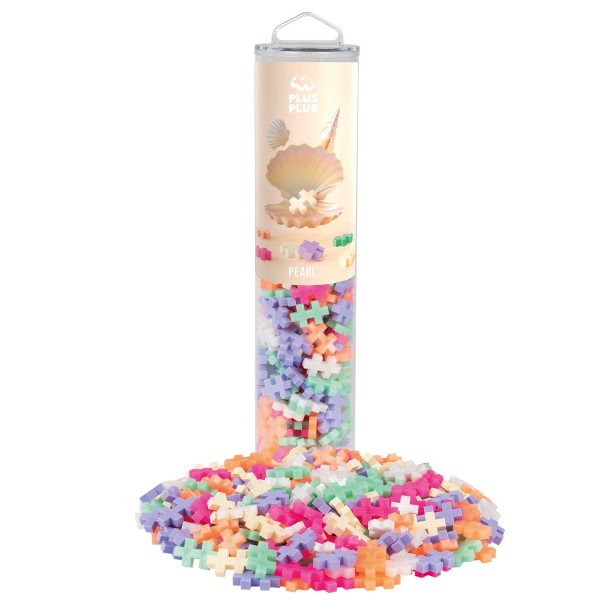 Plus-Plus Tube Mini Basic: Pearl - 240 Bausteine