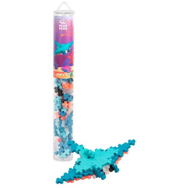 Plus-Plus Tube Mini Basic: Stachelrochen - 100 Bausteine Plus-Plus Tube Mini Basic: Stachelrochen - 100 Bausteine