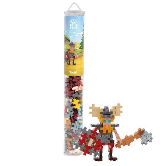 Plus-Plus Tube Mini Basic: Wikinger - 100 Bausteine