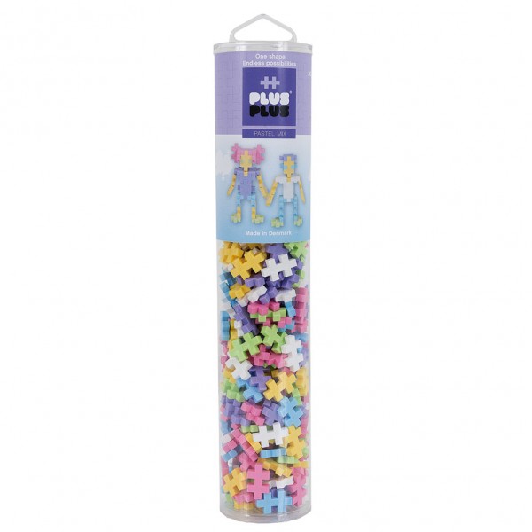 Plus-Plus Tube Mini Pastel: 240 Bausteine
