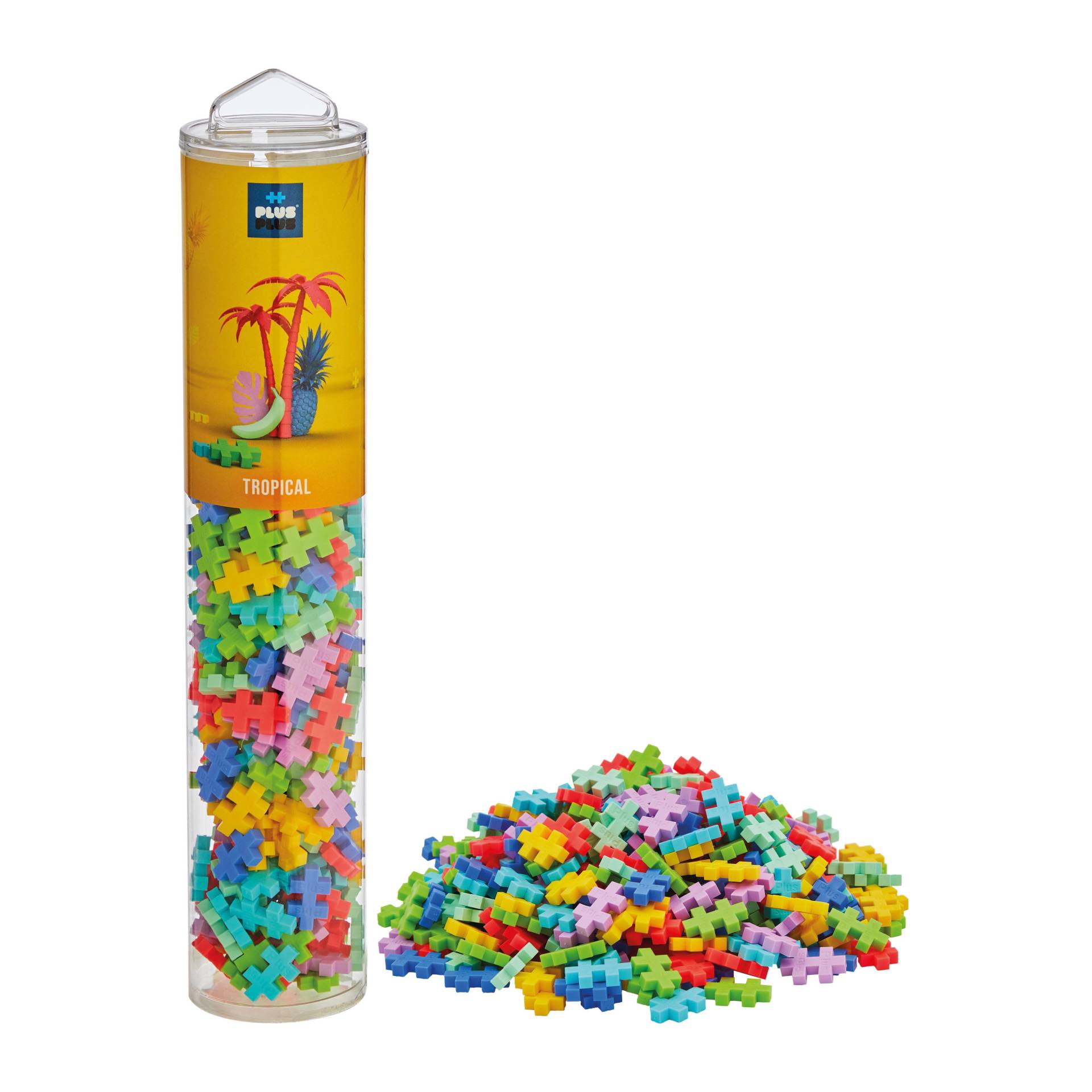 Plus-Plus - Tube Tropical 240 Kreativ Bausteine
